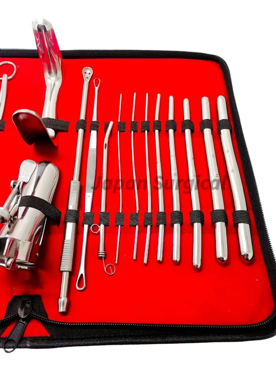 D&C Gynecology Surgical Instrument Set Gold Plated OB GYN German Steel
