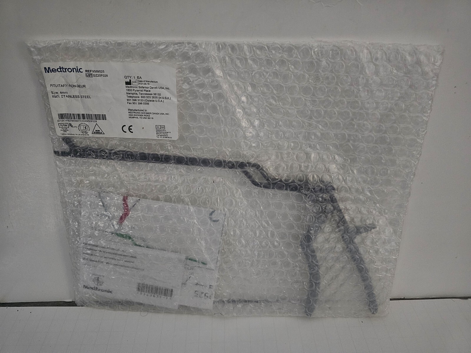 Medtronic Ref 9569525 PITUITARY RONGEUR NEW IN ORIGINAL PACKAGING