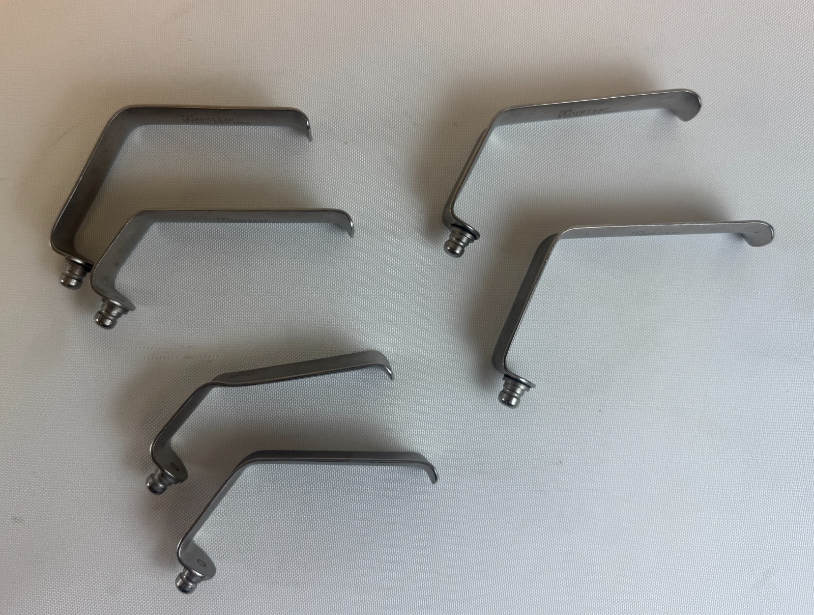 9 Piece Aesculap Boss Cloward Retractor w/ Sterilization Case