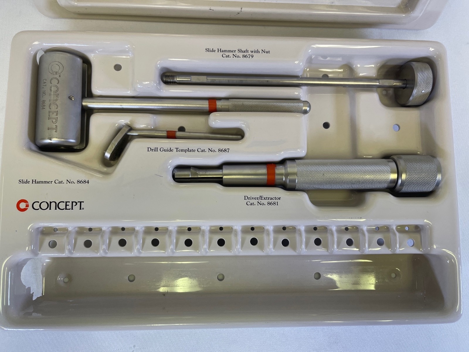Concept Staple Fixation System w/ Sterilization Case Orthopedics Trauma