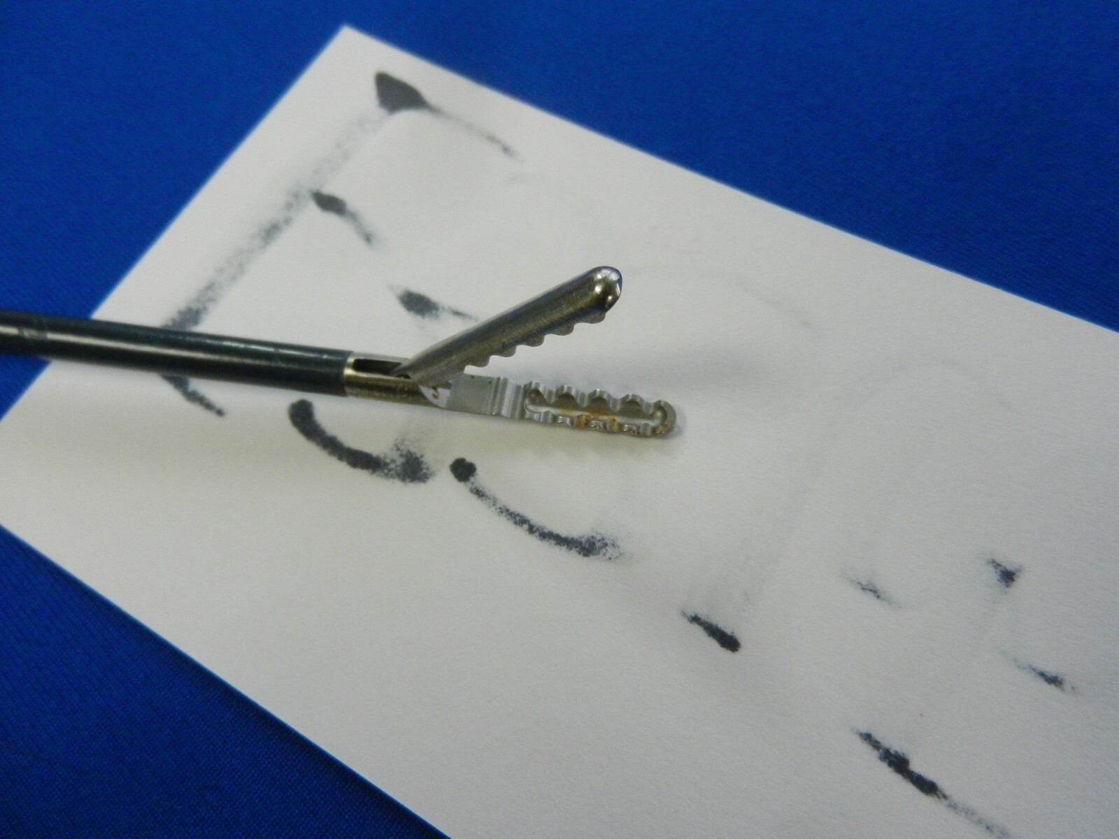 E3365 Snowden Pencer 90-6264 Laparoscopic Crocodile Grasper 5mm x 45cm