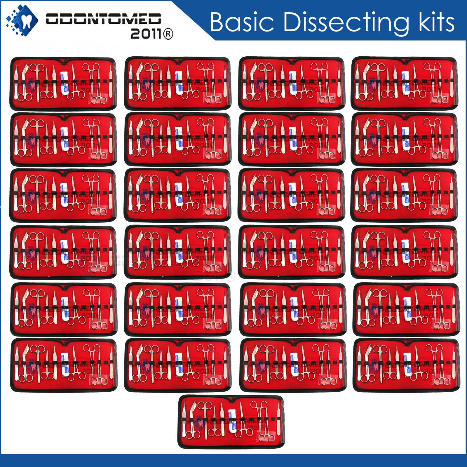 25 Kits of Basic Dissecting Veterinary, Surgical, Instruments DS-1288