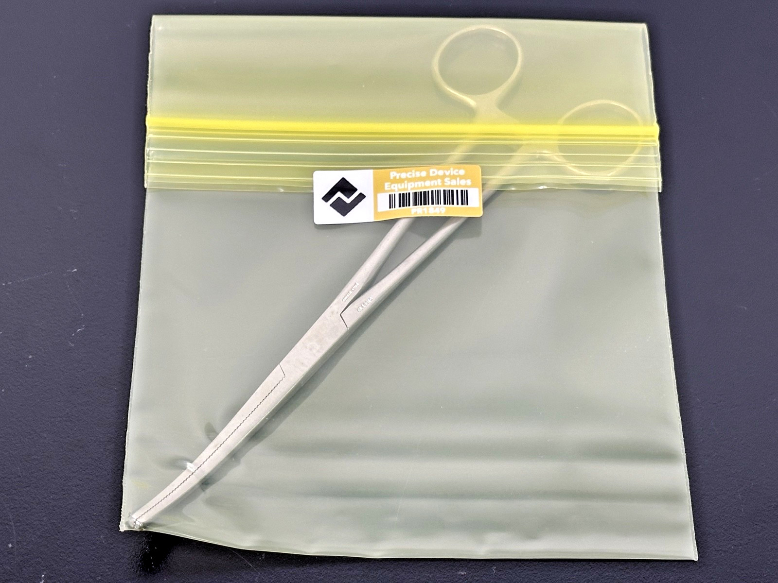 Codman 34-4091 Curved Hemostatic Forceps Medical Clamp Germany