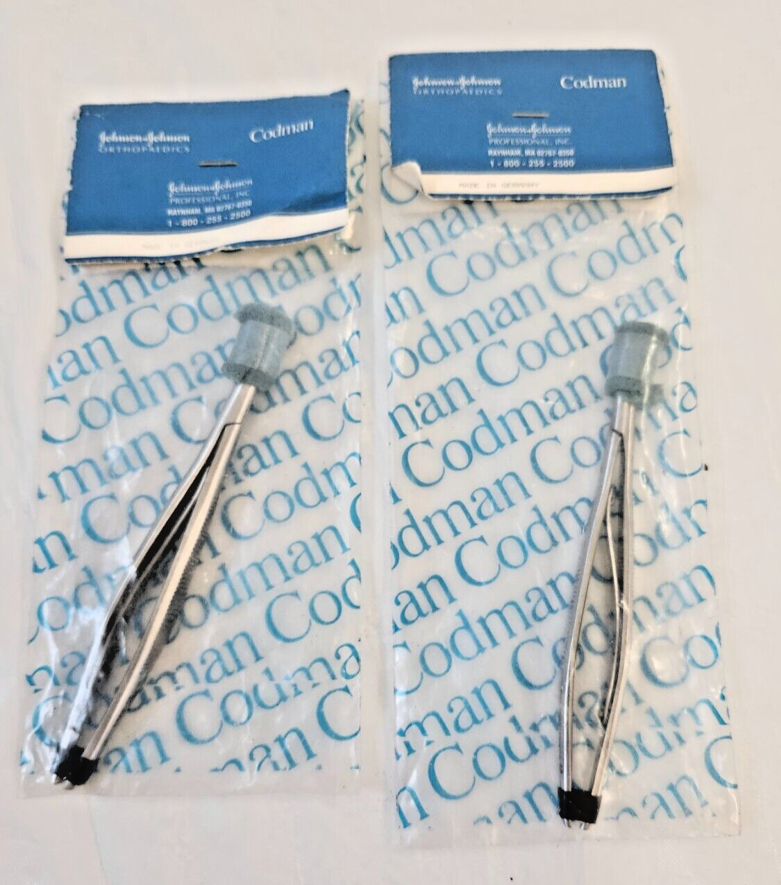 Lot of TWO, NEW – Codman 20-6002, 5″ Michel Clip Applier / Remover (A4A)