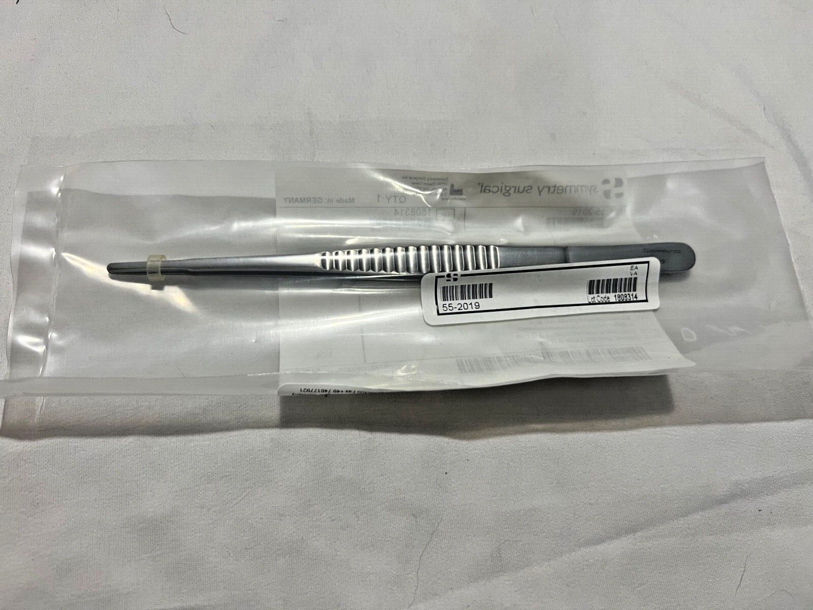 Symmetry Surgical 55-2019 DeBakey Vascular Tissue Forceps 3mm X 7-3/4″ Length