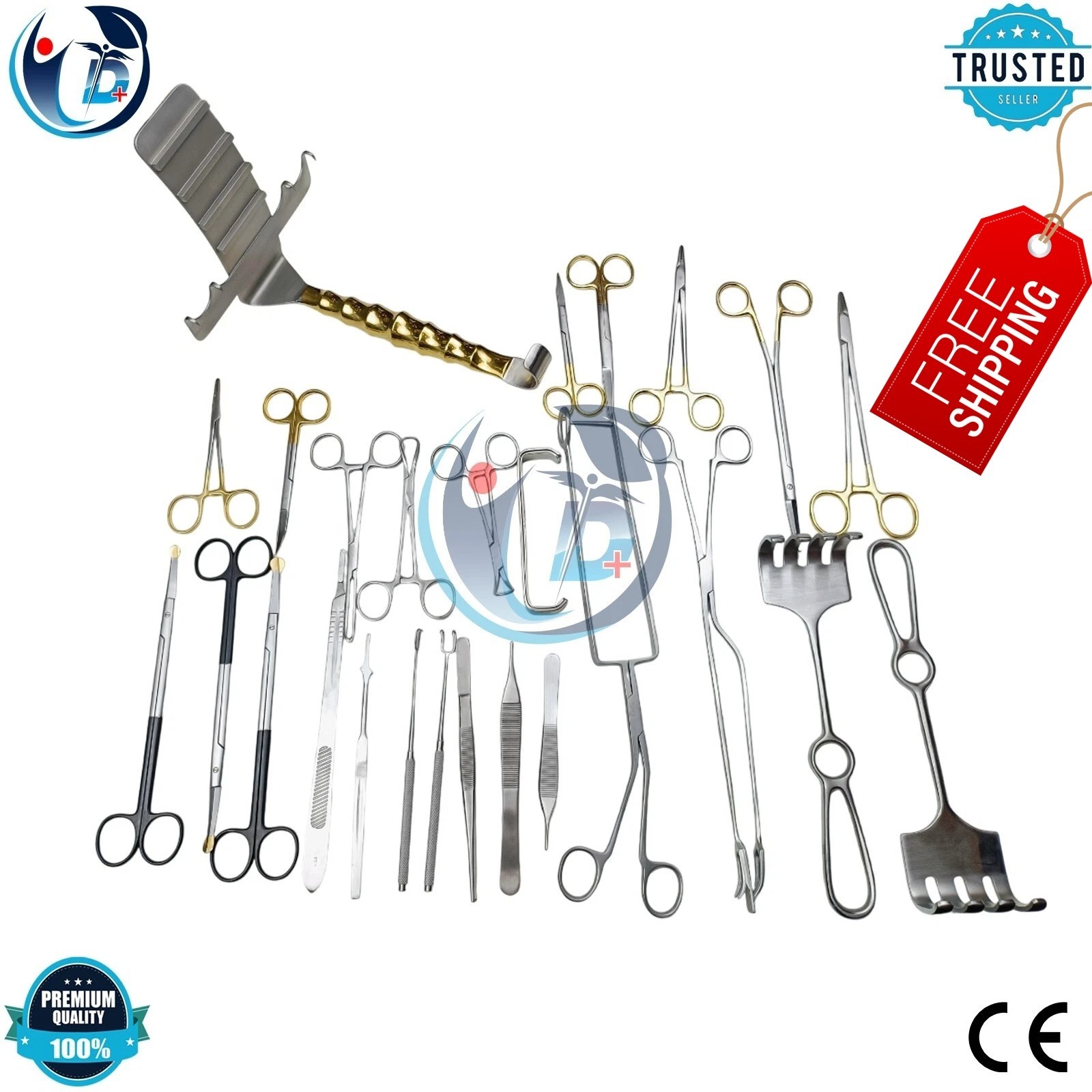 Abdominoplasty Tummy Tuck Surgery Set Of 30 PCs, Plastic Surgery Instruments