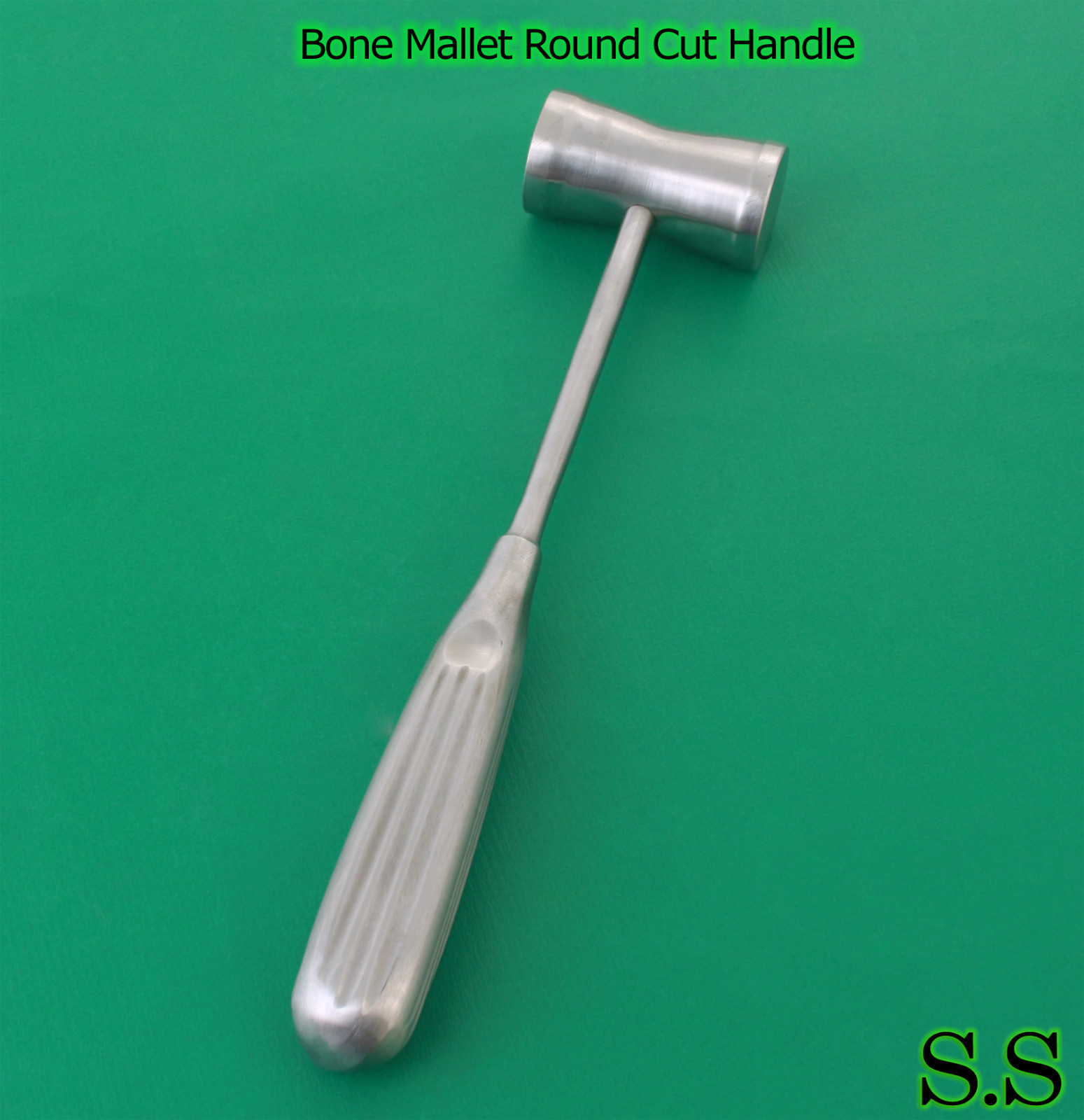 Bone Mallet Round Cut Handle Steel Orthopedic Surgical Instruments