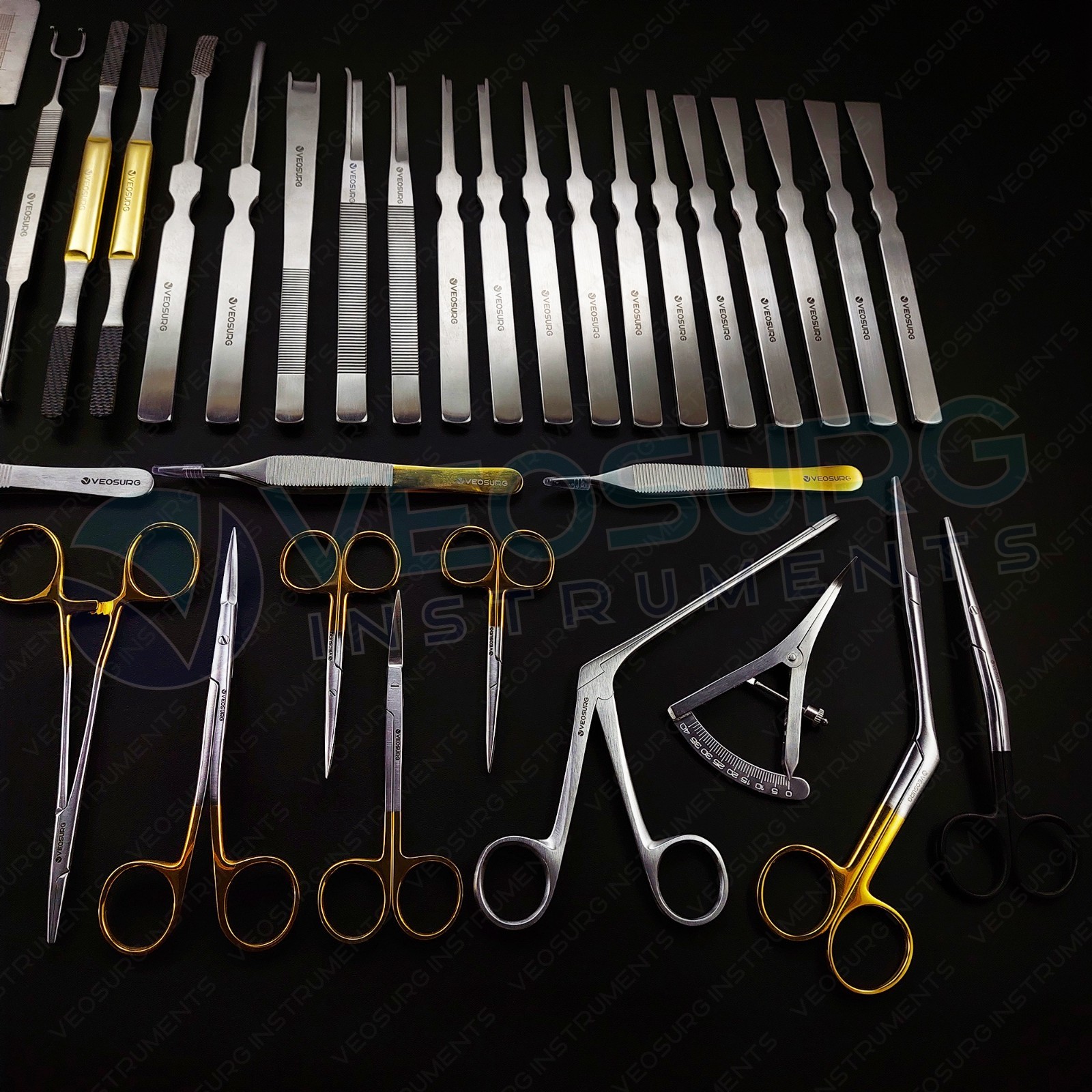 Rhinoplasty instruments Nose & Plastic Surgery Instruments set of 50 Pcs CE A++