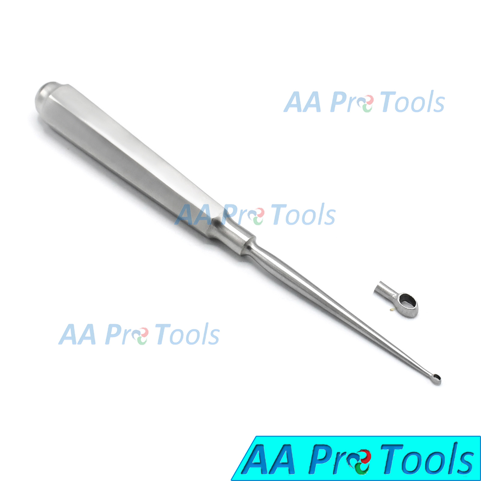 AAPRO 2mm Piffard Dermal Curettes 6.25″ ENT Surgical Medical Instruments
