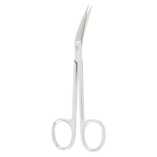 Plastic Surgery Scissor, 4.3/4″, Angled on Side Blades, Sharp Tips, Premium