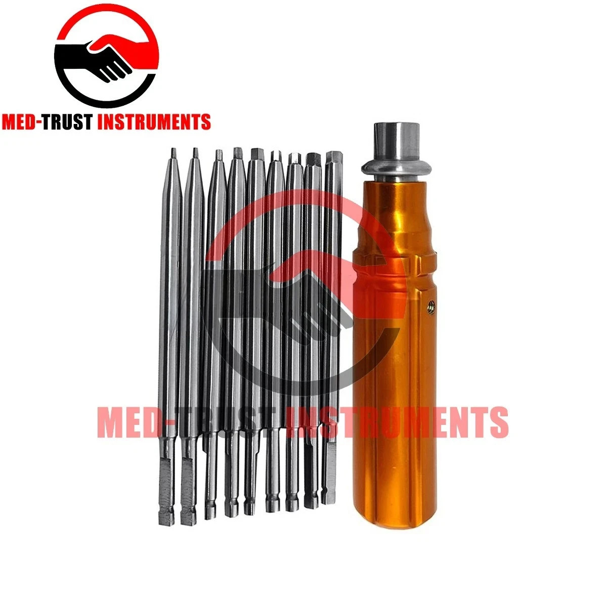 Orthopedic Bone Screwdriver Set With Quick Coupling Handle Surgical Instruments