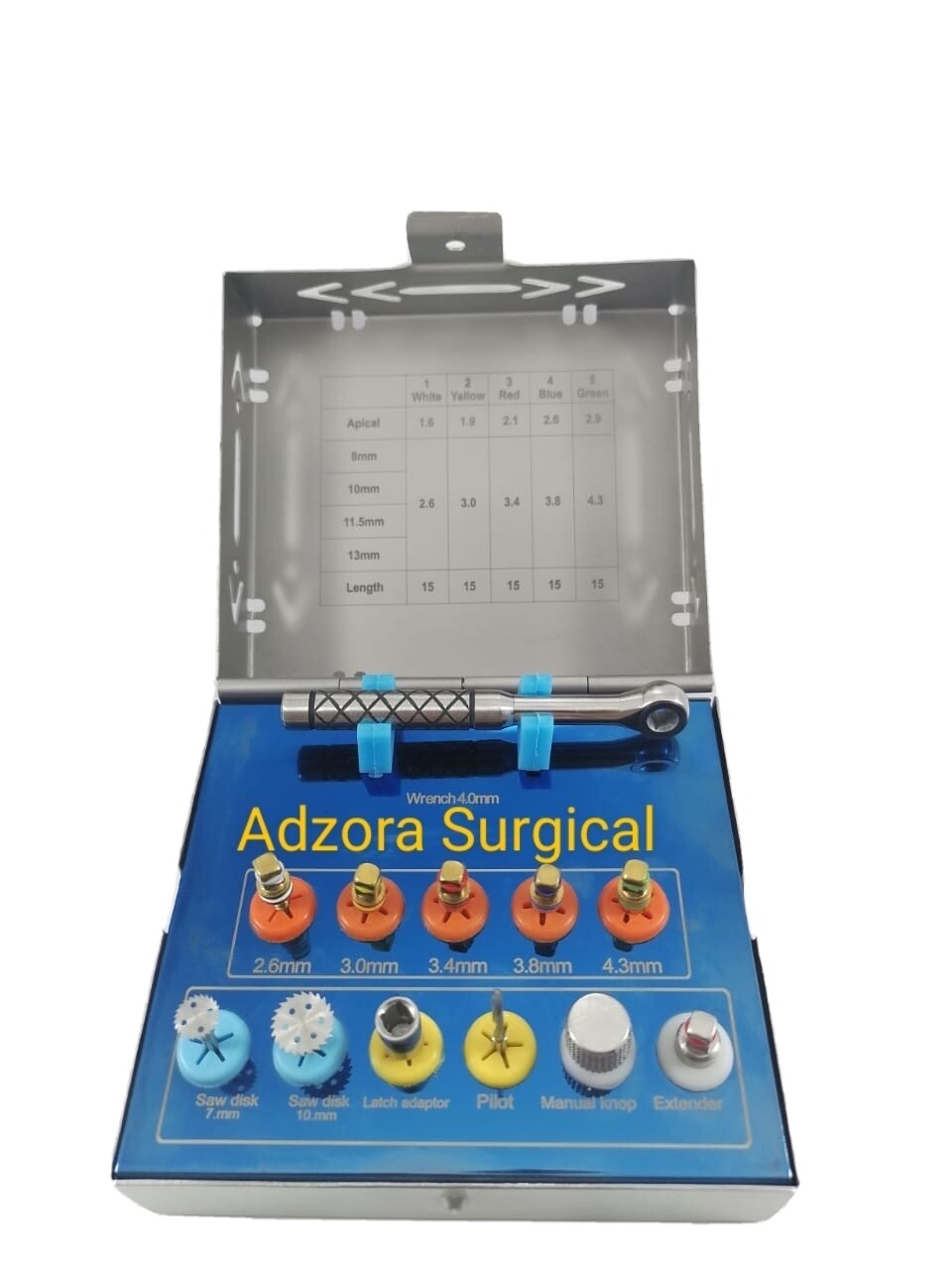 Dental bone expander kit Sinus Lift with Saw Disks Surgical Implant