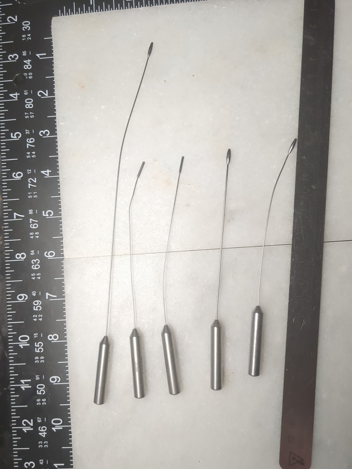 Lot of 3 Aesculap MB 260 2.5MM,MB249 2.5MM, MB248 2.6MM, MB247 1.5MM, MB250 3MM