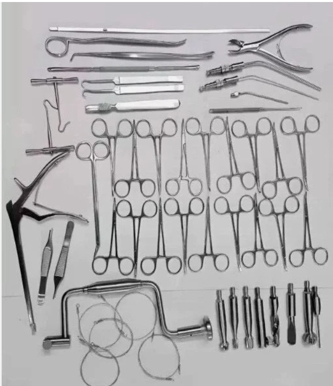 Craniotomy Instruments Set of 50 pcs Orthopedic Surgical Instruments