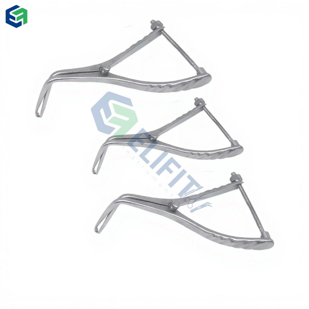 Set of 3 Stifle Distractor with Spinlock 13cm, 19cm, 21cm Orthopedic Instruments