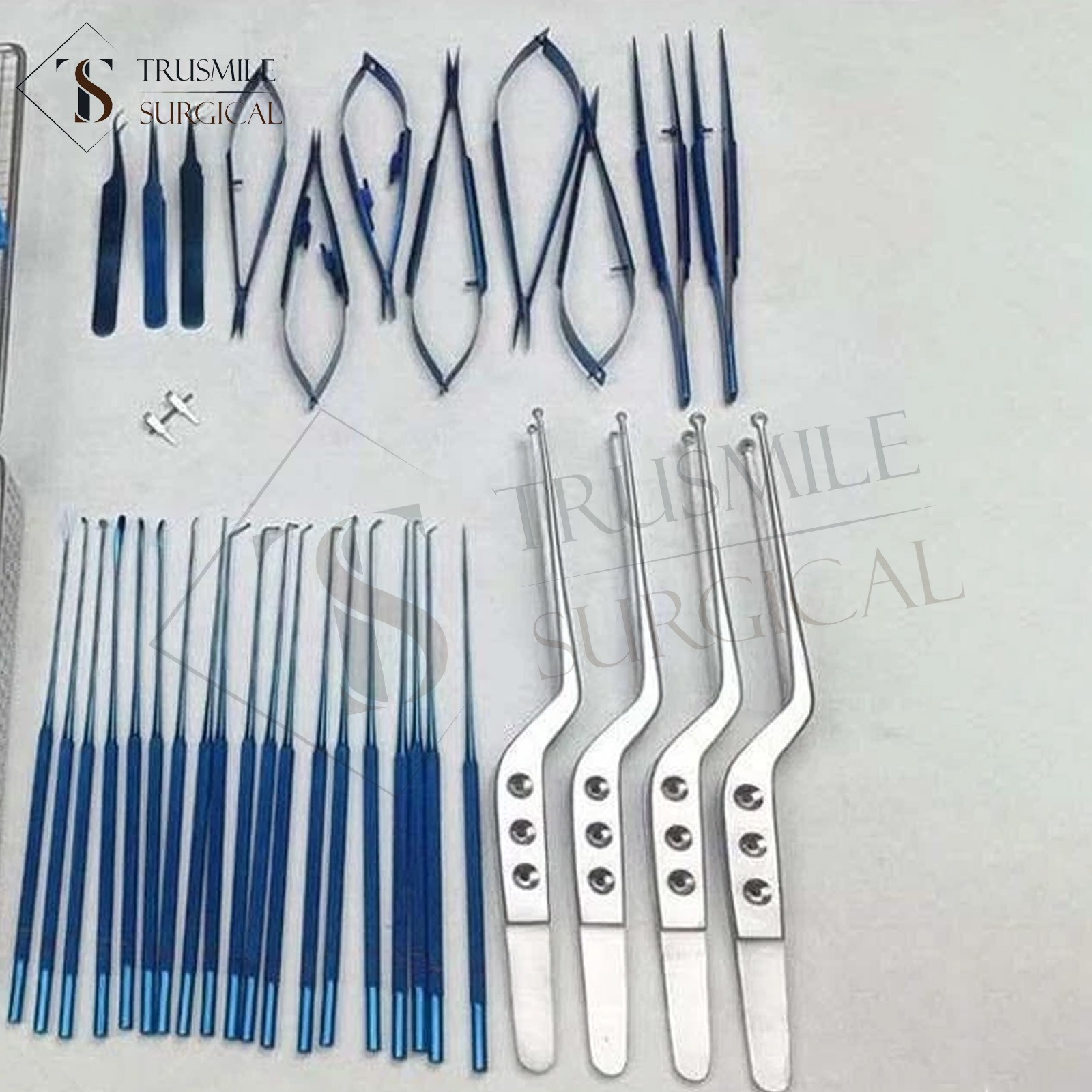 Neuro Surgical Instruments set of 40 Kit & Micro Ophthalmic surgery instruments