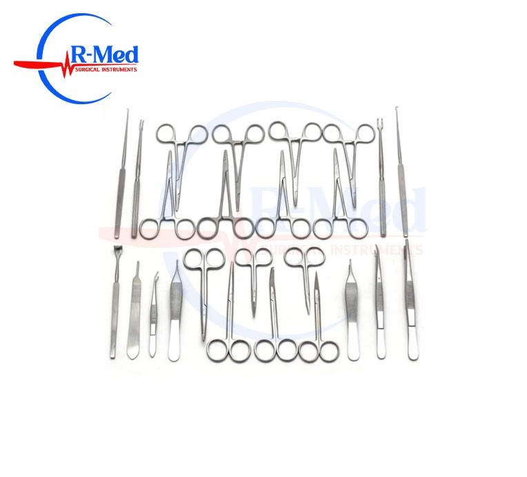 25pc Basic Tissue Dissection Set Surgical Instruments Kit – Stainless Steel