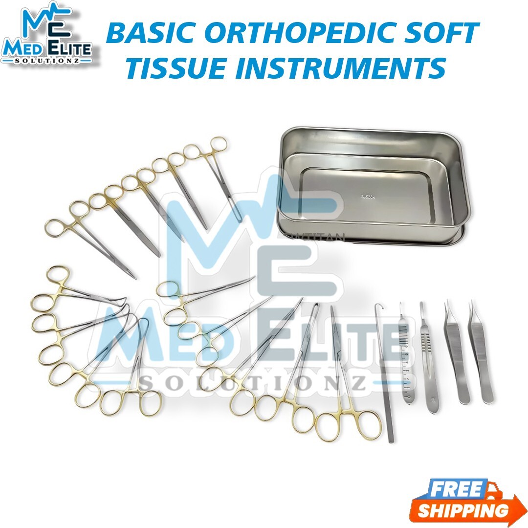 Basic Orthopedic Soft Tissue Surgery Set Stainless Steel Surgical Instrument Set