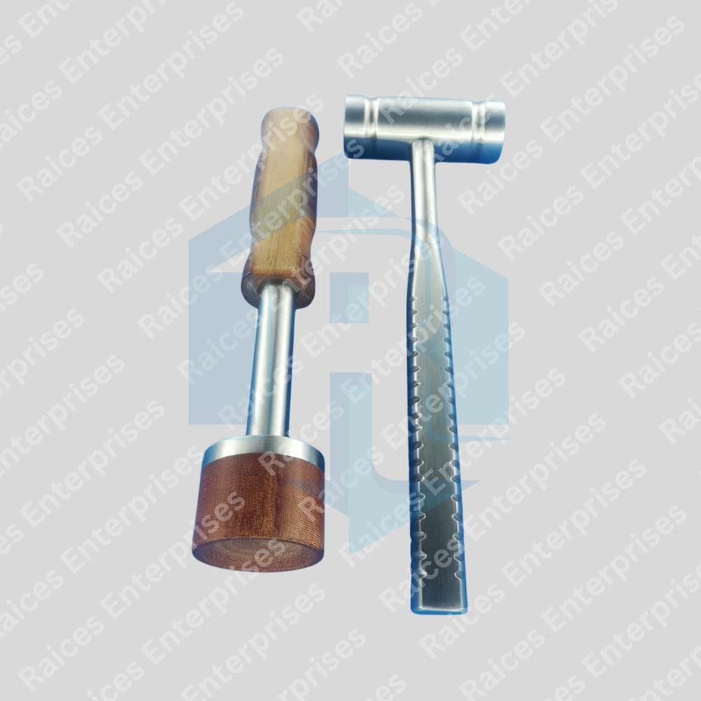 Head Impactor Fiber Handle and Type Mallet 500 Grm Orthopedics Instruments